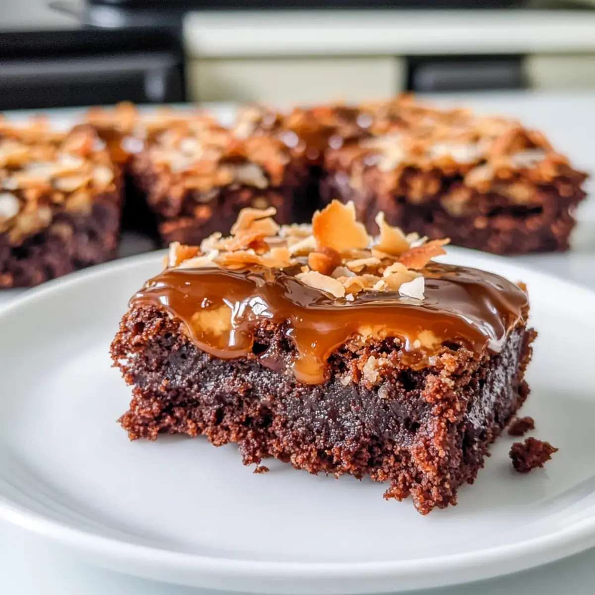 Samoa Brownies Rezept