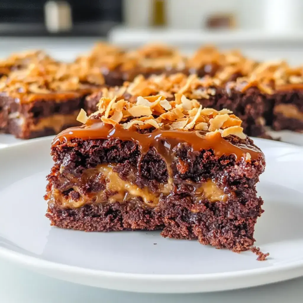 Samoa Brownies Rezept