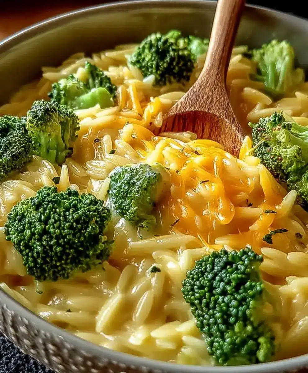 SchnellesOrzoBrokkoliKaseRezept