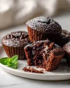 Schokoladen-Chip-Brownie-Muffins