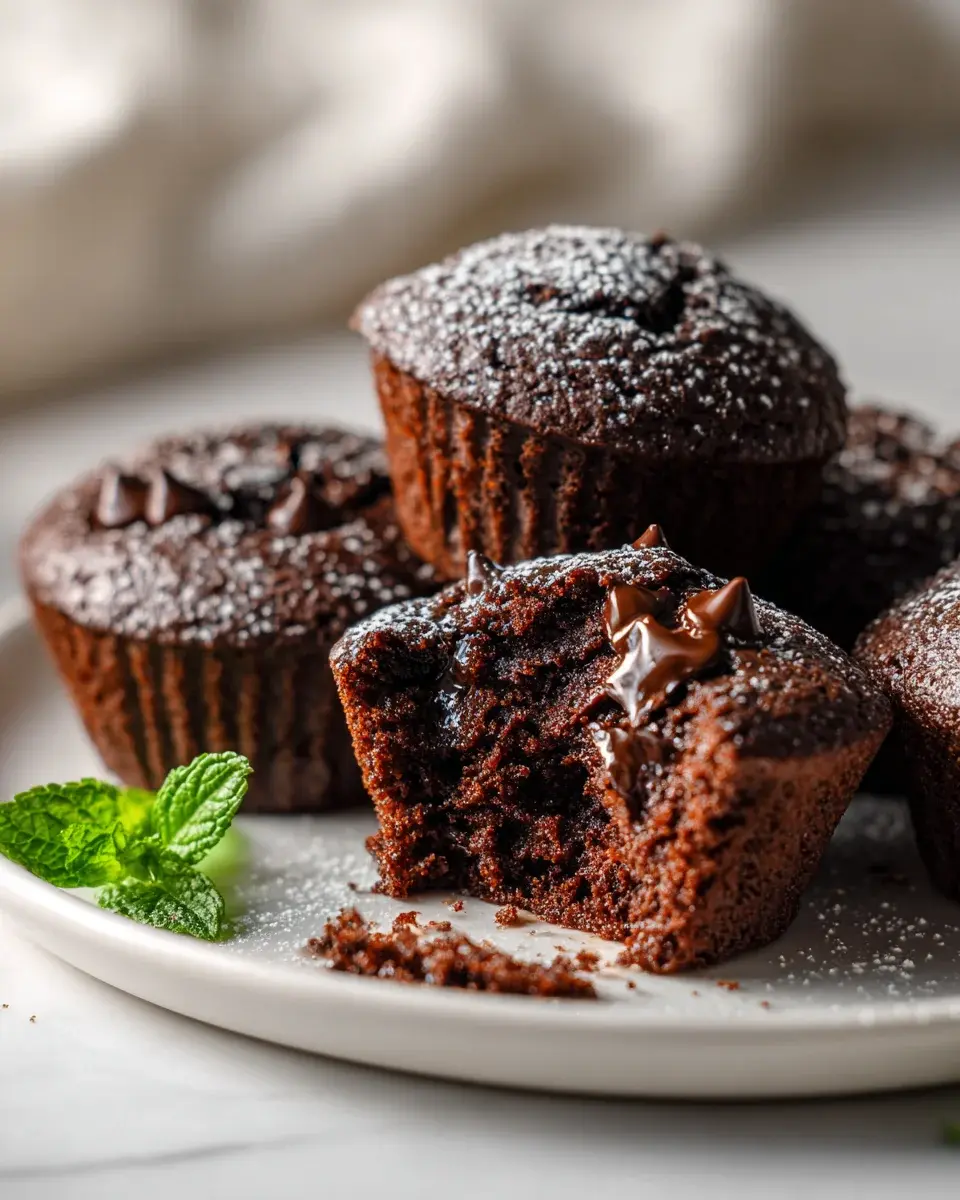 Schokoladen Brownie Muffins Rezept