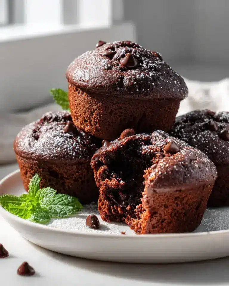 Schokoladen Brownie Muffins Rezept
