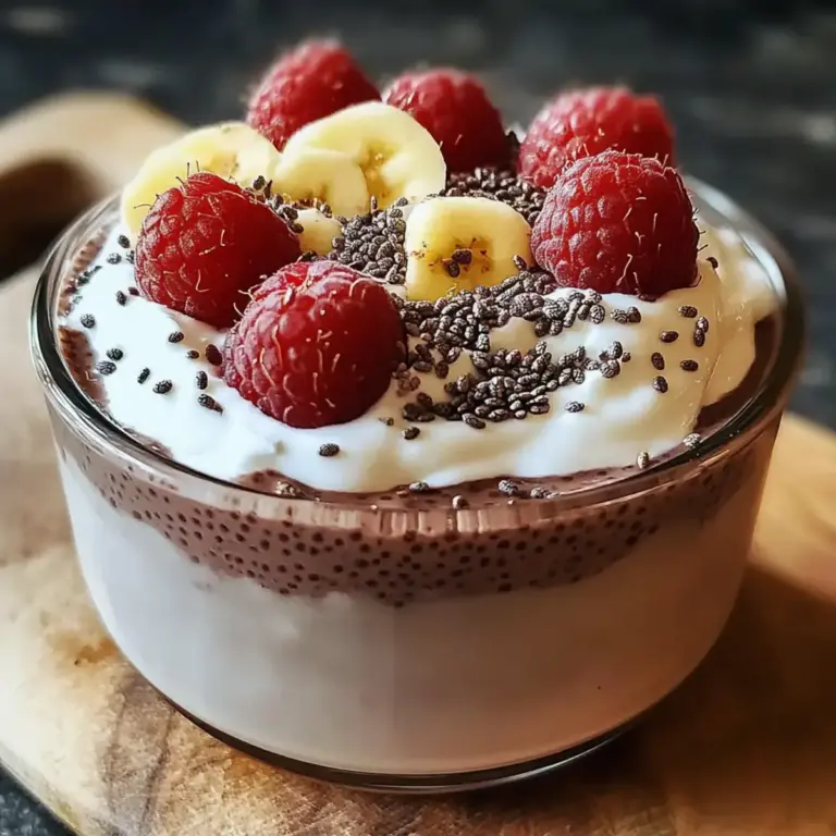 Schokoladen Chia Protein Pudding