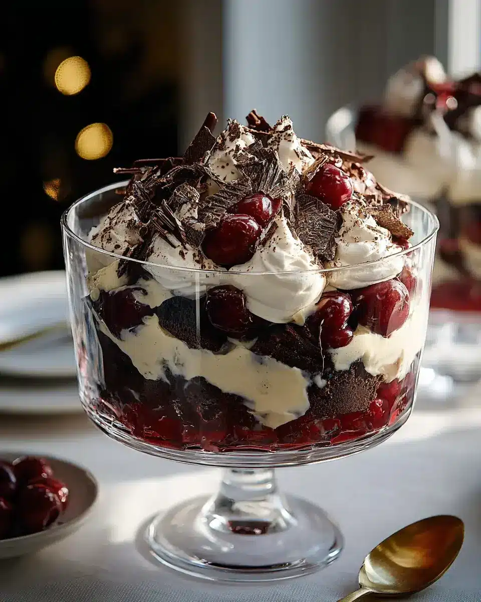 Schwarzwälder Kirsch Trifle