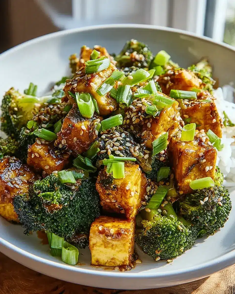 Sesam Tofu Brokkoli Rezept