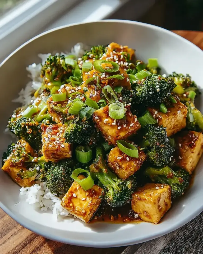 Sesam Tofu Brokkoli Rezept