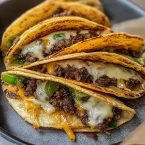 Frittierte Smash-Burger-Tacos