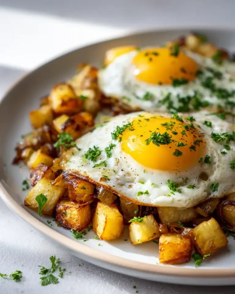 Spiegelei Kartoffel Zwiebel Pfanne