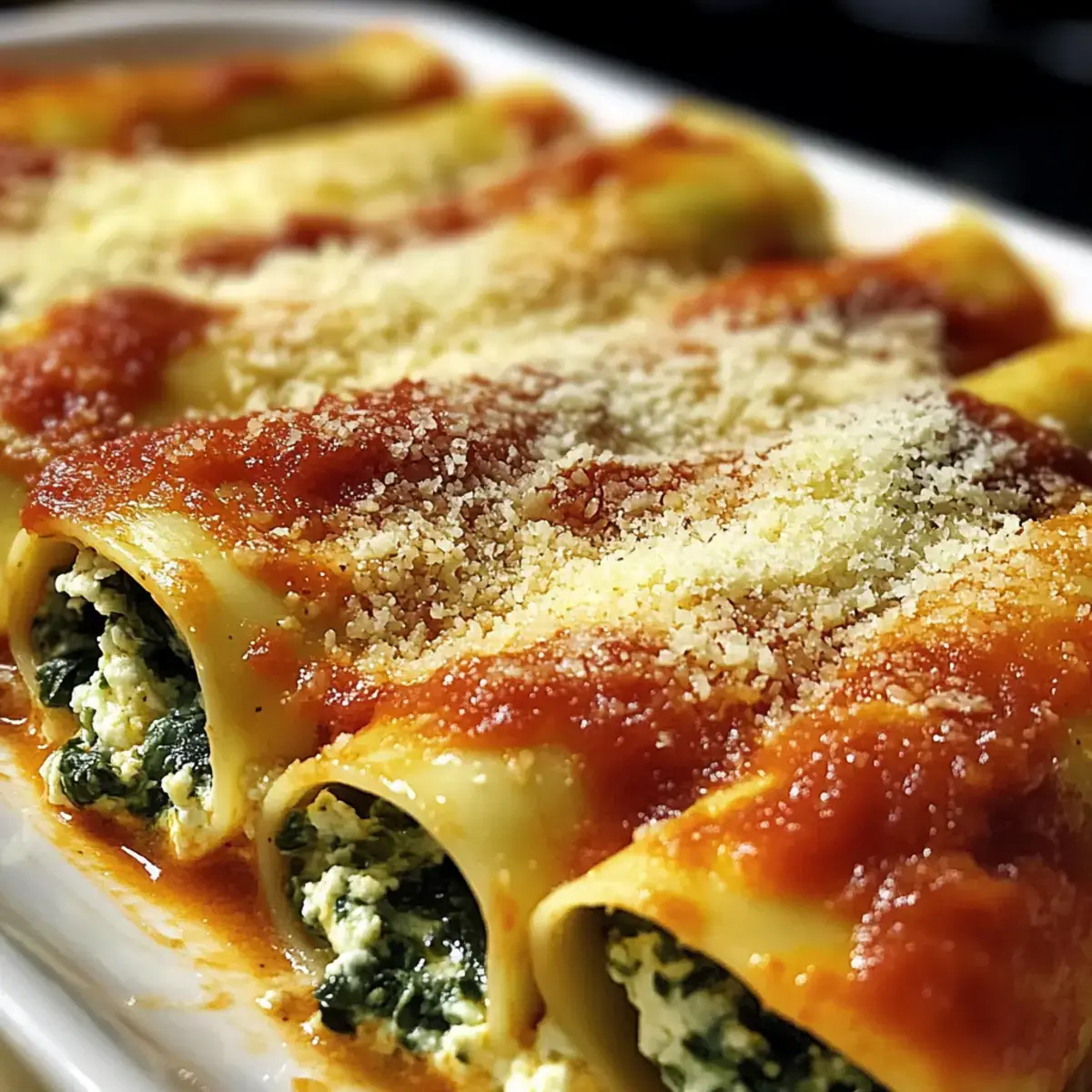 Spinat Ricotta Cannelloni Rezept