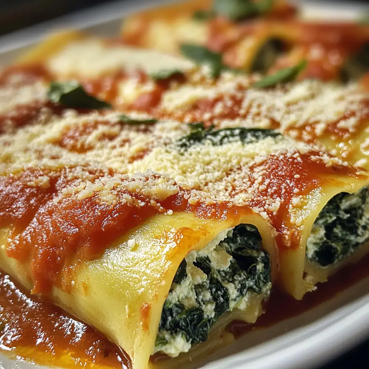 SpinatRicottaCannelloniRezept