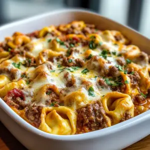 Käse Taco Tortellini Auflauf