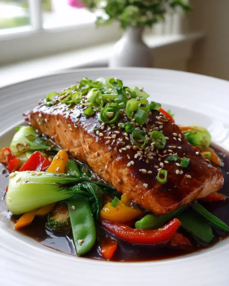 Teriyaki Lachs Kohl Gemüse Rezept