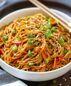 Schnelle Teriyaki-Nudeln
