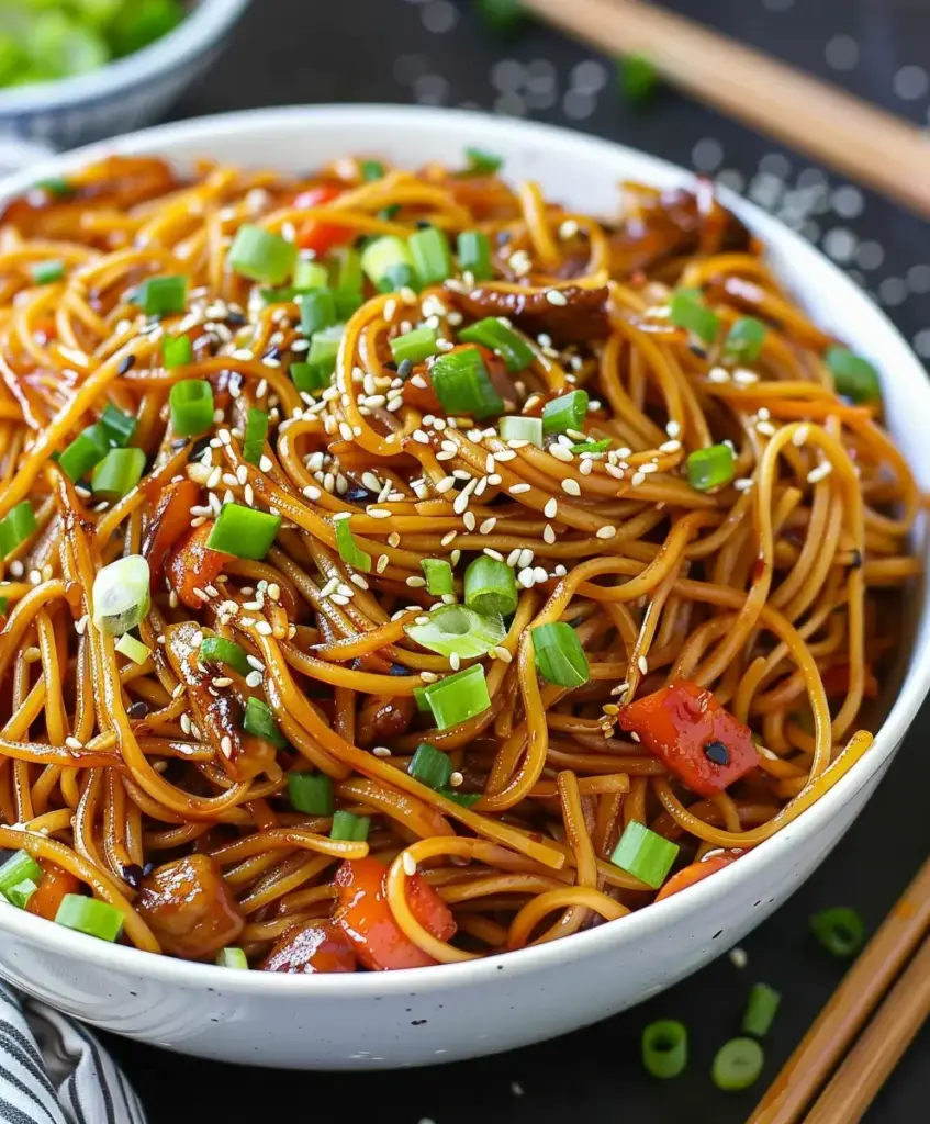 Teriyaki Nudeln Rezept