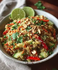 Thai Quinoa Crunch Salat