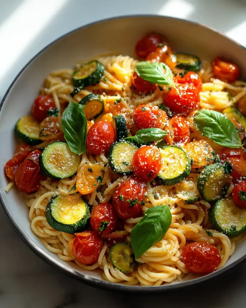 Tomaten Zucchini Pasta Rezept