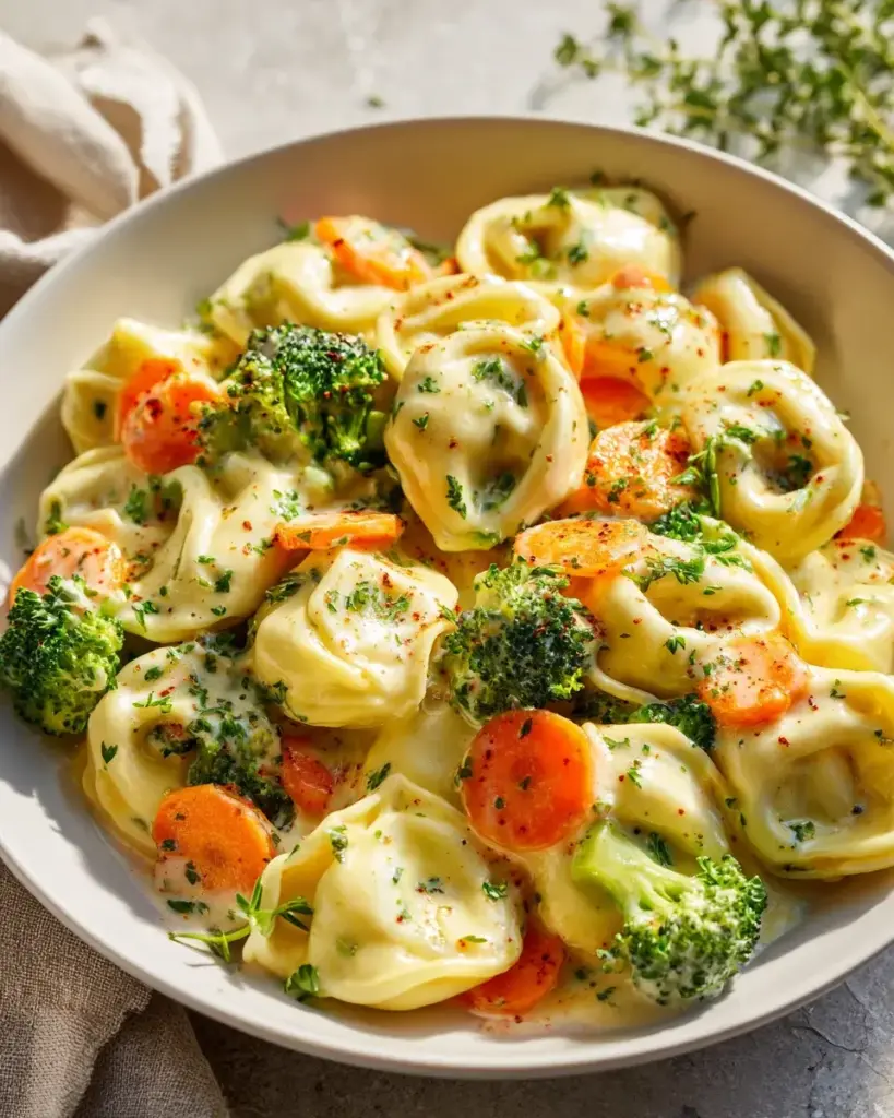 Tortellini Gemüse Pfanne