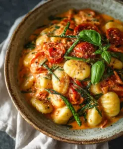 Vegane Gnocchi Pfanne mit Kokosmilch