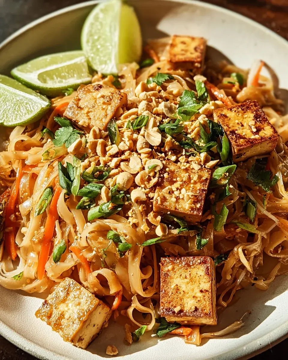 VeganesTofuPadThaiRezept