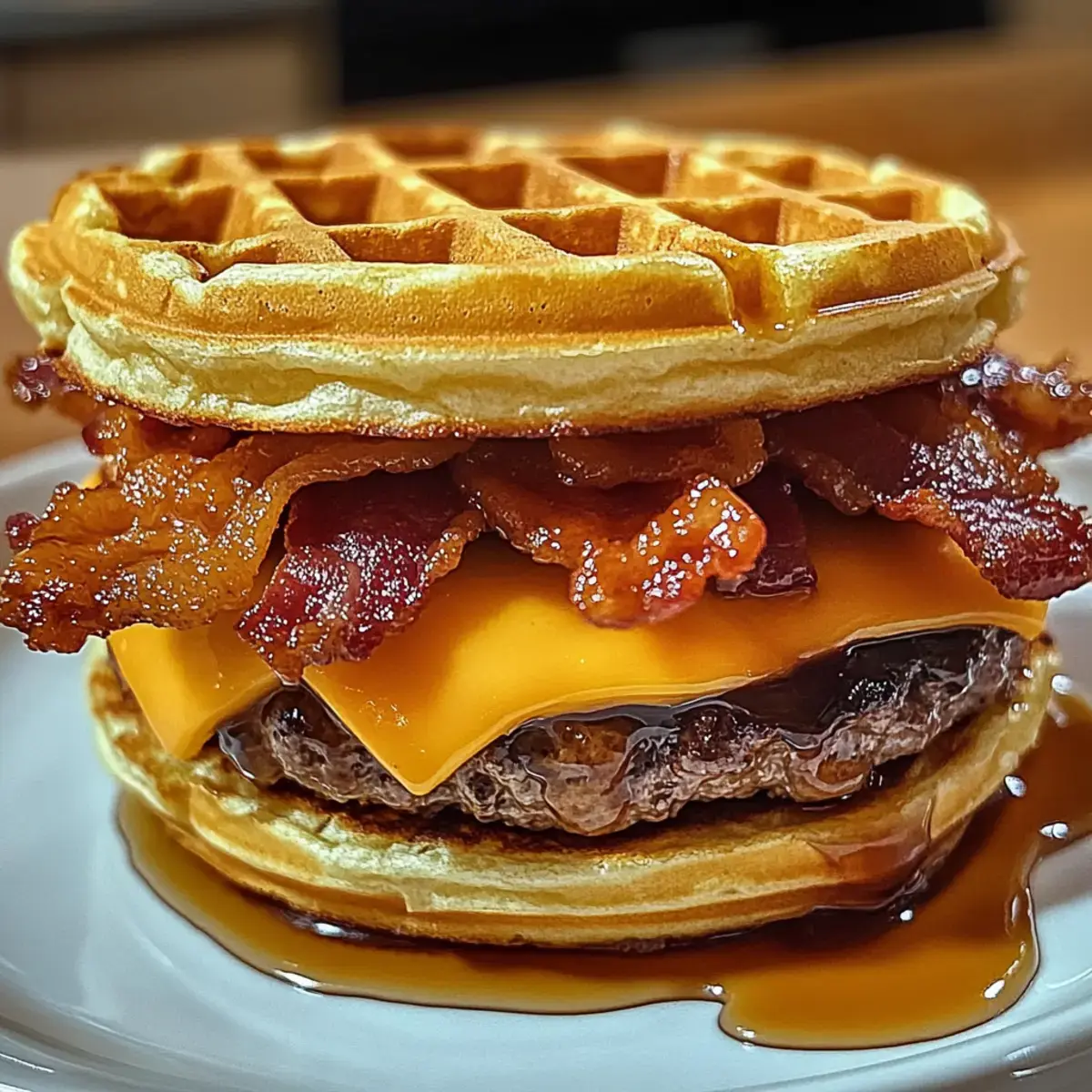 Waffel Burger Rezept