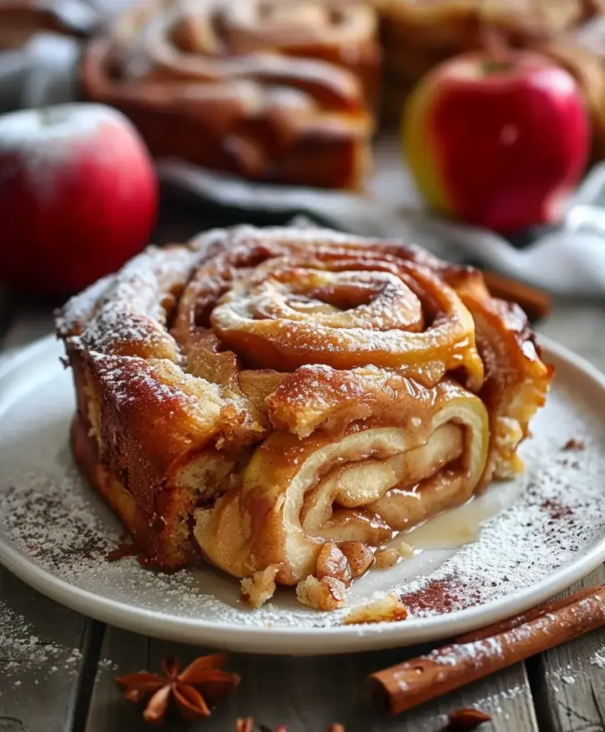Zimtschnecken Apfelkuchen Rezept