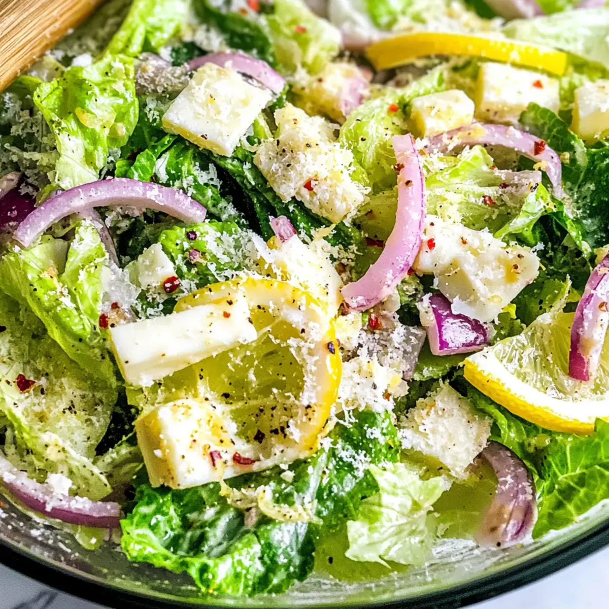 Zitronen Parmesan Salat Rezept