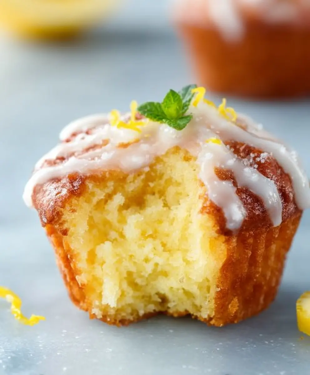 Zitronenmuffins schnell backen 2 Zitronenmuffins schnell backen