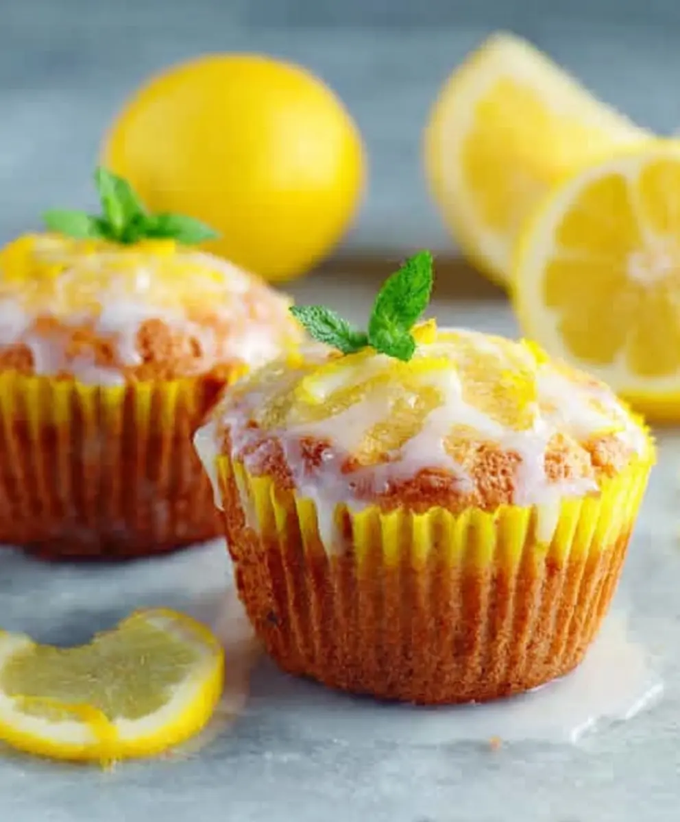 Zitronenmuffinsschnellbacken