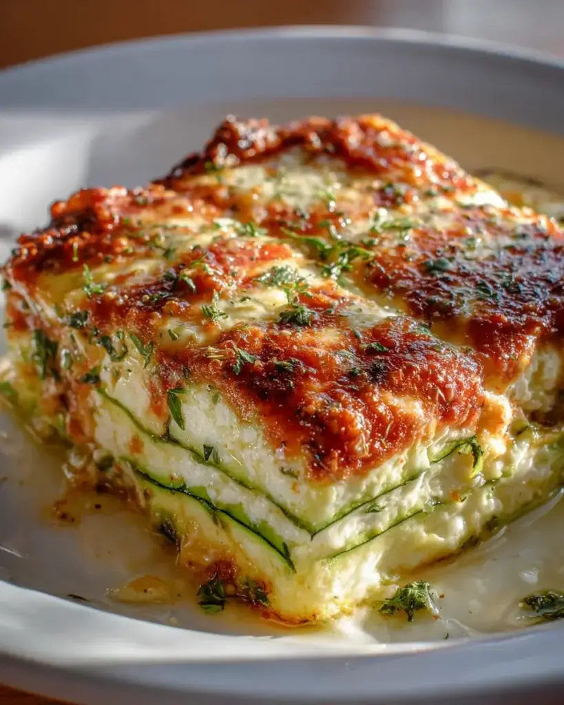 Zucchini Hüttenkäse Auflauf Rezept