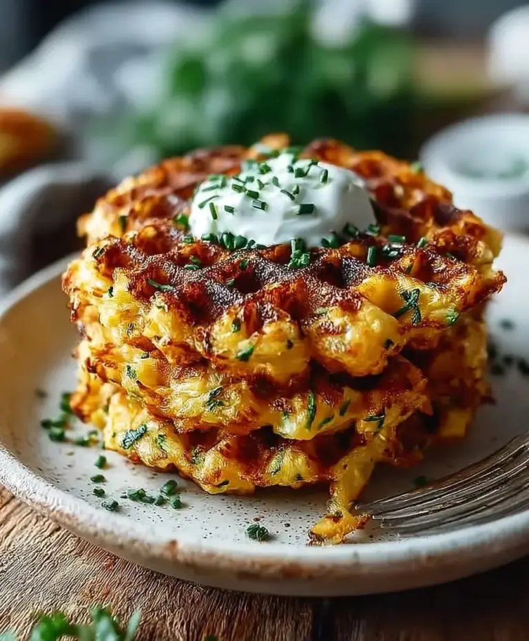 Zucchiniwaffeln mit Cheddar Rezept