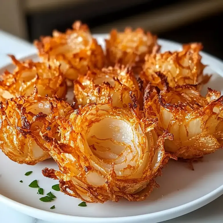 Zwiebelblüten aus dem Airfryer