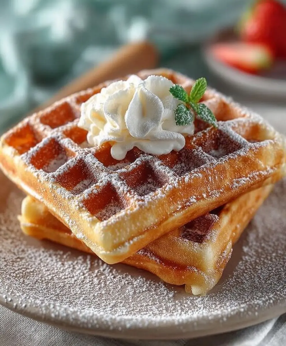 belgische waffeln rezept einfach