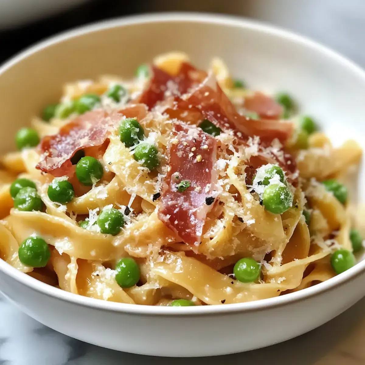 cremige Prosciutto Pasta Rezept