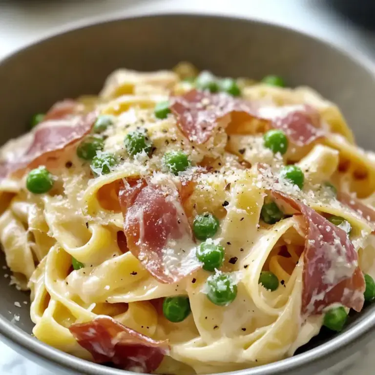 cremige Prosciutto Pasta Rezept