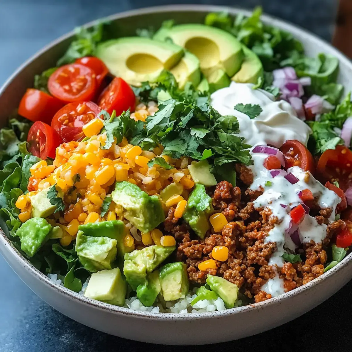 einfache low carb burrito bowl rezept