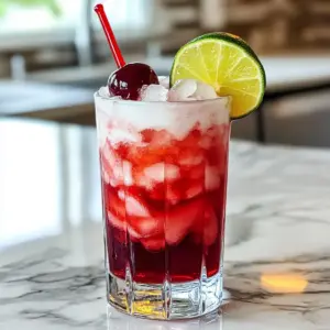 Kirsche Limette Frost Schmutzige Limonade