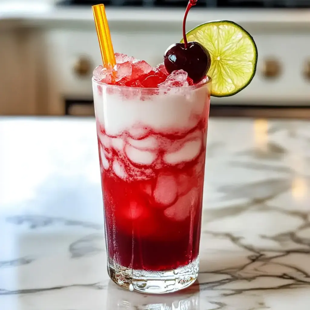 erfrischendes Limonadenrezept Kirsche Limette