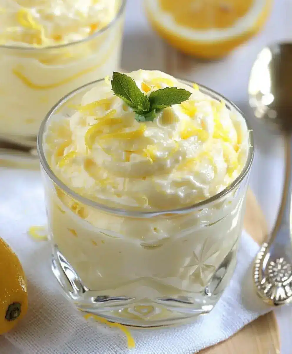 frische zitronenmousse rezept