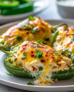 Jalapeño Popper Hähnchen Enchilada gefüllte Paprika