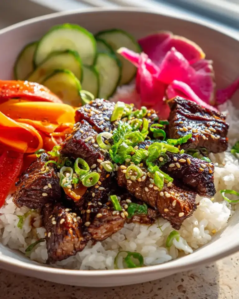 gesunde koreanische rinderbowl rezept
