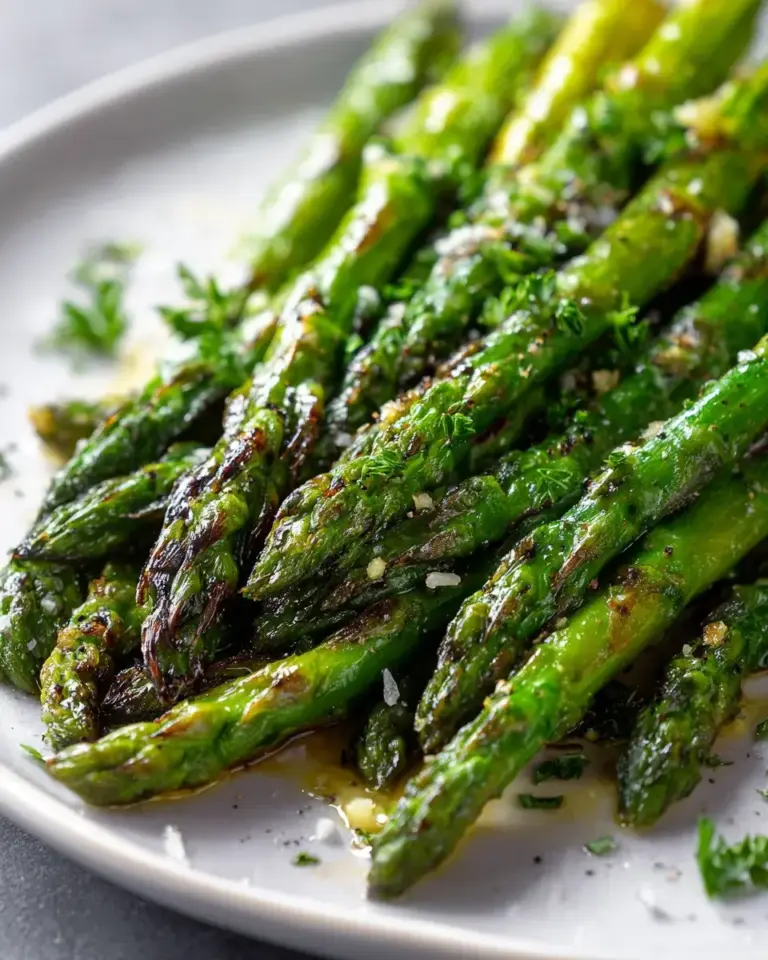 grüner Spargel vom Grill