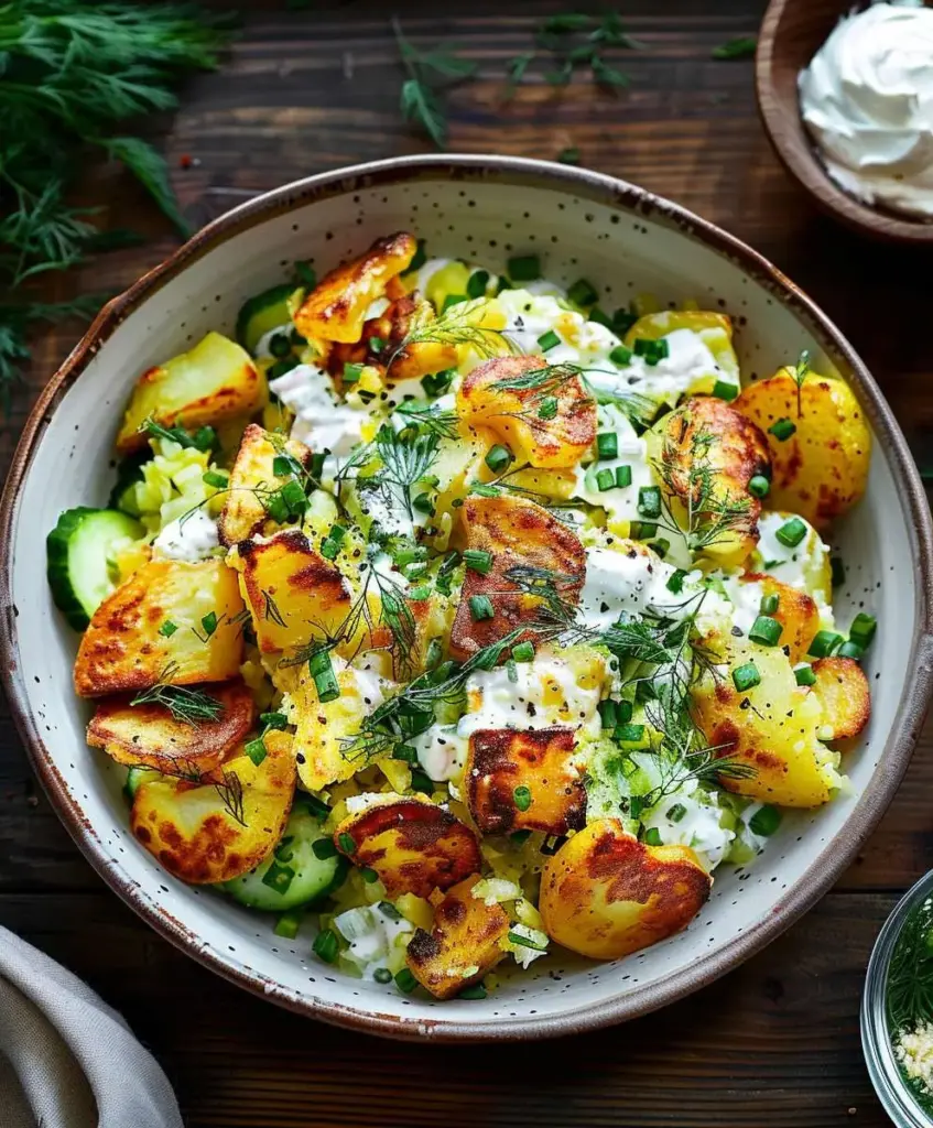 knuspriger kartoffelsalat rezept