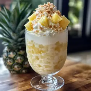 Cremiger Kokosnuss-Ananas-Whip-Refresher