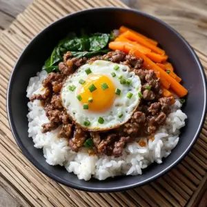 Koreanisch inspirierte Frühstücks-Schüssel mit Bulgogi