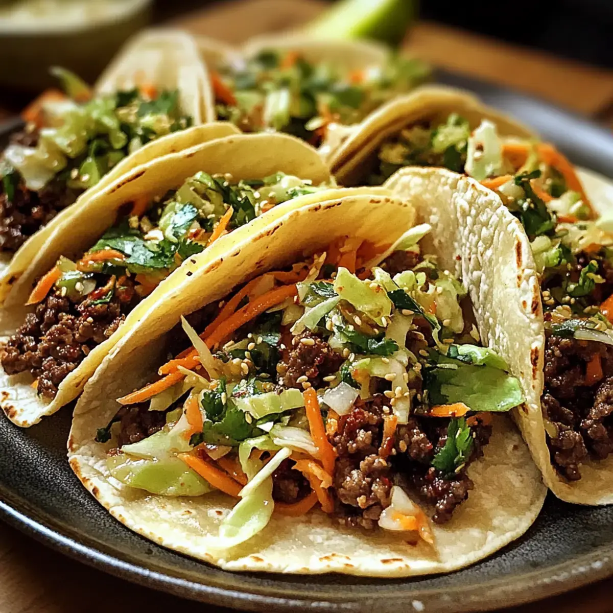 koreanische rinderhacktacos rezept