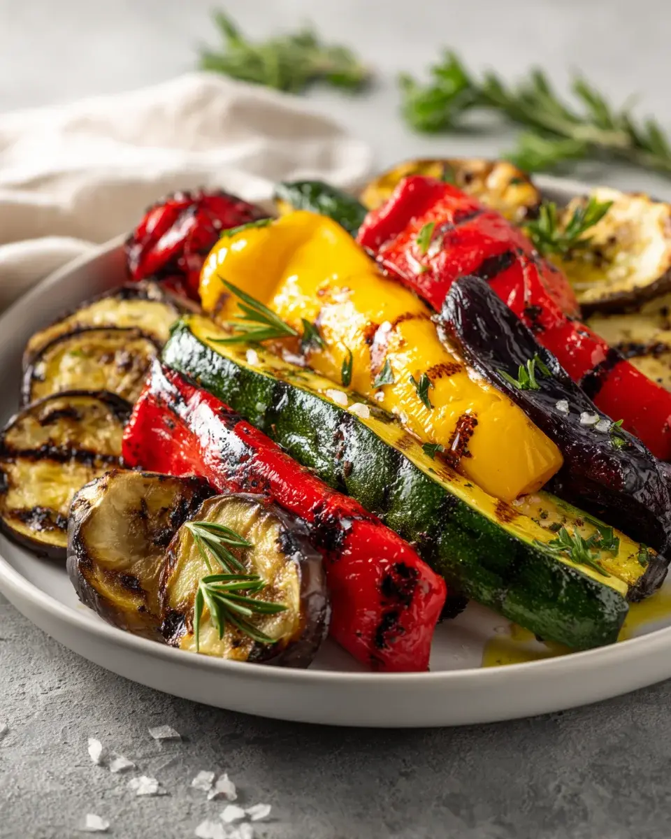 mediterrane gemüse grillplatte