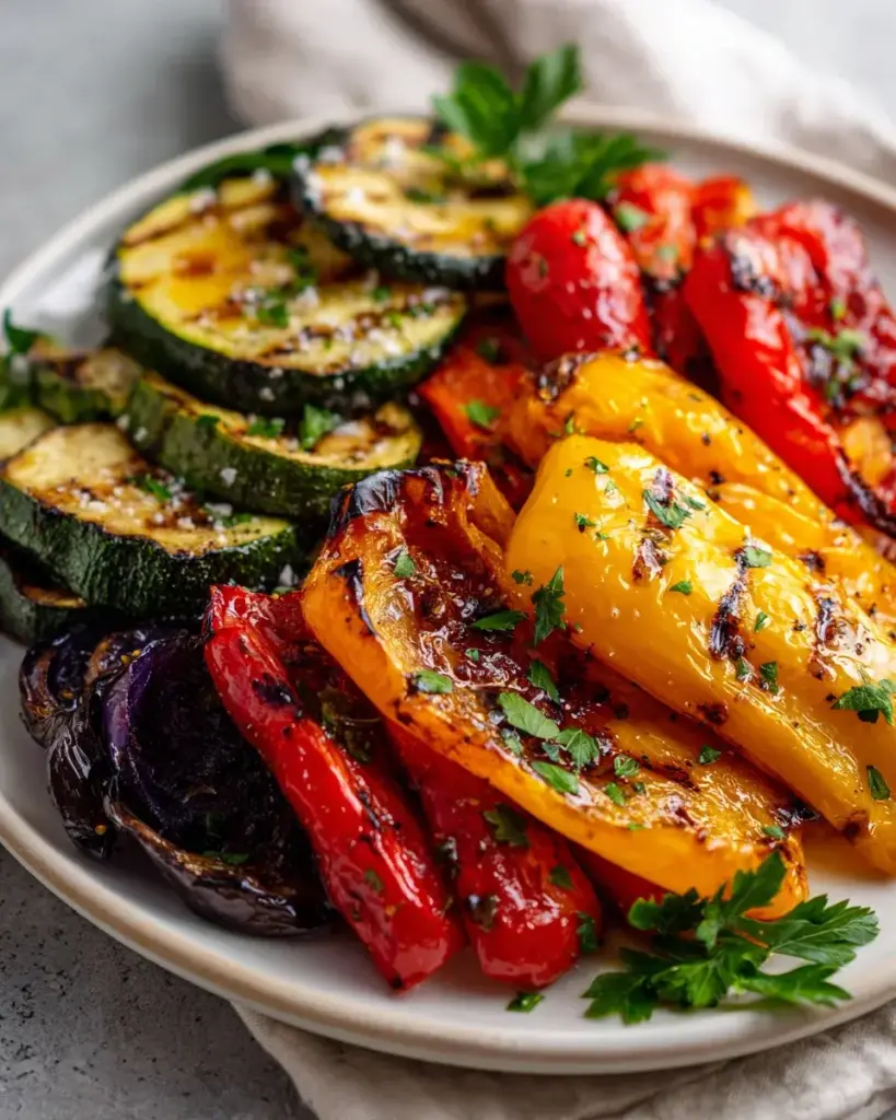mediterrane gemüse grillplatte