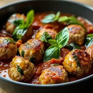 Mediterrane Hackbällchen in Tomatensoße