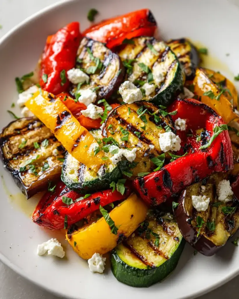 mediterraner Grillgemüse Salat Rezept