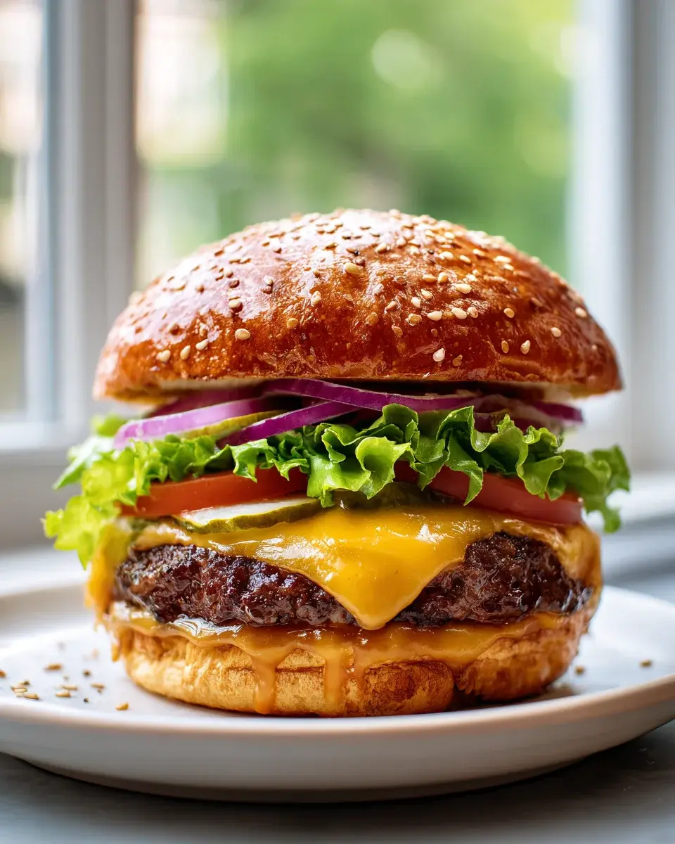 perfekten cheeseburger selber machen